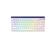 RXJMKCZ Compatible con Teclado magnético for Juegos por Cable Attack R85/R85HE, 0.005mm RT, 8K+Hz, 256K RGB, Caja de luz de neón for Deportes electrónicos(R85HE White Lines)