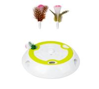 RXJMKCZ Juguete for Gatos Whack-a-Mole, Velocidad Variable Recargable con 3 Cabezales de Repuesto
