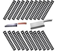 RXKFIGX 20 Piezas Protector de Cuchillos Protección de Plástico para Cuchillos Protector para Cuchillos Duradero Protector de Hoja Cuchillo para Guarda los Cuchillos de Cocina de Forma Segura