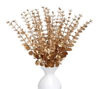 RXKFIGX 24Pcs Hojas de Eucalipto Artificiales, Eucalipto Artificial Ramas Eucaliptos Verdes, Decoracion Follaje Artificial para Ramo de Fotos para Decoración de Hogar Oficina Boda