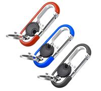 RXKFIGX 3 Piezas Llavero Coche Llaveros Multifunción para Coche Llaveros de Coche para Hombre Llavero Antipérdida con Llaveros Dobles Herramientas al Aire Libre Llavero de Coche de Aleación de Zinc