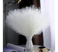 RXKFIGX 30pcs Hierba de la Pampa,Hierba de la Pampa Artificial,55cm Hierba de la Pampa Deco,Pampasgra Deco Flores Secas Flores Secas Deco Flores Artificiales Plantas (White)