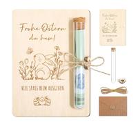 RXKFIGX Envoltorio de Regalo de Dinero con tubos de Ensayo, Regalo de Confirmación, Envoltorio de regalo de dinero, regalos de dinero de madera, sobre de cuerda de cáñamo, ideal