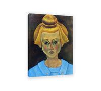 RXNHGJDS Joan Miró ImpresióN Sobre Lienzo Portrait of a Young Girl Cuadros Famosos en Lienzo Reproducciones de Arte de Pared Para Decoracion Salon Dormitorio110x80cm(43x31in) Sin marco