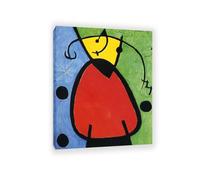 RXNHGJDS Joan Miró ImpresióN Sobre Lienzo The Birth of Day Cuadros Famosos en Lienzo Reproducciones de Arte de Pared Para Decoracion Salon Dormitorio65x50cm(26x19in) Enmarcado