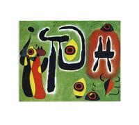 RXNHGJDS Joan Miró ImpresióN Sobre Lienzo The Red Sun Gnaws at the Spider Cuadros Famosos en Lienzo Reproducciones de Arte de Pared Para Decoracion Salon Dormitorio105x80cm(41x31in) Sin marco
