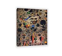 RXNHGJDS Joan Miró ImpresióN Sobre Lienzo Women surrounded by a bird's flight Cuadros Famosos en Lienzo Reproducciones de Arte de Pared Para Decoracion Salon Dormitorio65x50cm(26x19in) Sin marco
