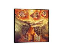 RXNHGJDS Remedios Varo Laminas Cuadros Famosos 2-2.0kk Poster Surrealismo ReproduccióN Sobre Lienzo Remedios Varo Cuadro decorativo Salon Regalo70x70cm Marco negro