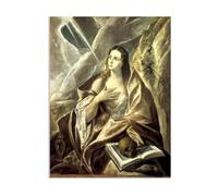 RXNHGJDS Reproducciones de Cuadros famosos Penitent Mary Magdalena Cuadros y láminas modernos famosa pintura al óleo Decoración de Pared para Hogar u Oficina110x80cm(43x31in) Sin marco