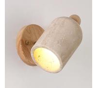RXPVUXE Lámpara de pared de travertino amarillo natural, lámpara de pared de mármol ajustable con base de madera, aplique de pared de piedra estilo Wabi Sabi japonés for dormitorio(Wood)
