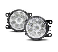 RXRJSU 2 Piezas De Luces Antiniebla LED 30 W Y 3000 Lm Para Coche Diurnas DRL Para Fiat Para Ducato Para Autobús Para Furgoneta Luz De Niebla Antiniebla(JZ White)