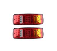 RXRJSU Coche Reflector Luz Trasera Montaje Para Remolque Camión Coche Caravana 12V 24V Luces Traseras, Resistente Al Agua Parada Freno, Lámpara Marcha Atrás
