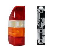 RXRJSU Coche Reflector Para Benz Para Sprinter 1995 1996 1997-2006 Luz Trasera Coche Placa Circuito Lámpara Señal Giro Parada Freno Sin Bombillas(Lef3)