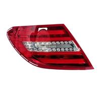 RXRJSU Coche Reflector Para Benz W204 C180 C200 C220 C260 C280 C300 2011 2012-2014 Luz Trasera LED De Señal Parada Accesorios Coche 2049060503(Only Left)