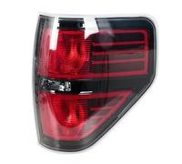 RXRJSU Coche Reflector Para Ford Para F150 SVT Para Raptor 2009-2014 Lámpara Freno Parada Parachoques Trasero Señal Giro Conjunto Luz Trasera Coche Antiniebla(Black Only Right)