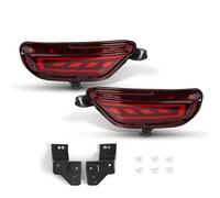 RXRJSU Coche Reflector Para Mazda Para CX-5 CX5 2017-2021 Lámpara Señal Giro Dinámica Freno Conducción 12V 3 Funciones Luces Parachoques Trasero Coche