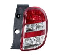 RXRJSU Coche Reflector Para Nissan March 2010 2011-2016, Freno Parachoques Trasero, Parada, Cubierta Lámpara Señal Giro Inverso Sin Bombilla, Luz Trasera(1pc right)