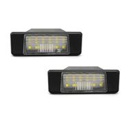 RXRJSU Coche Reflector Para Nissan Para Qashqai J10 J11 2007 2008 2009 2010 2011 2012 2013 2014 2015 2016 2017 2018 1/2 Uds 12V Luz LED De Matrícula Blanca(2 piezas)