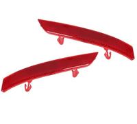 RXRJSU Coche Reflector Para Peugeot 508 2011 2012 2013 2014 Parachoques Trasero Luces Antiniebla Barra Lámpara Advertencia Sin Bombilla Izquierda Derecha Auto(2pcs Left Right)