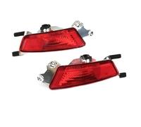 RXRJSU Coche Reflector Para Range Para Rover Para Evoque Luz Antiniebla De Freno Señal Giro Accesorios Coche Reflector Parachoques Trasero Giratorio(Red Left and Right)