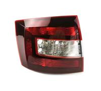 RXRJSU Coche Reflector Para Skoda Spaceback 2014-2019 Cubierta De Luz Trasera Coche Freno Conducción Señal Advertencia Lámpara Parada Sin Accesorios Bombilla(Negro Izquierda)