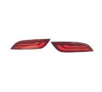 RXRJSU Coche Reflector Para Spark 2010 2011 2012 2013 2014 2015 Reflector De Parachoques Trasero Luz Freno LED Señal Giro Dinámica Coche