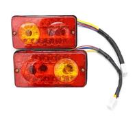 RXRJSU Coche Reflector Para Triciclo Eléctrico 12V DC LED Luces Traseras Freno Señal De Giro Lámpara Marcha Atrás
