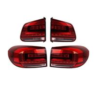 RXRJSU Coche Reflector Para VW Para Tiguan 2013 2014 2015 2016 LED Parachoques Trasero Del Coche 1 Juego De Montaje Luz Trasera Freno Parada Inversa