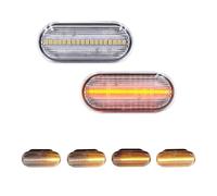 RXRJSU luz Intermitentes Para Ford Para C-Max Para Fiesta Para Focus MK2 Para Fusion Para Galaxy 2 Piezas De Luz De Giro Lateral Dinámica LED Indicador Intermitente