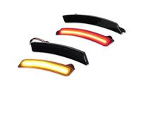 RXRJSU Luz LED Posición Lateral Trasera/delantera Lámpara Repetidora Panel Señal Giro Para Cooper R55 R56 R57 R58 R59 R60 R61 Tercera Tercera Luz De Freno(4PCS Front Rear1)