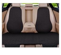 RXRJSU para A3 para A5 D2 X45 Funda Asiento Coche Delantero/Trasero Lino/Lino Almohadilla Protectora Cojín Negro/Rojo/Beige/Gris/café/marrón Funda Asiento Coche(Blackred Rear 1pcs)