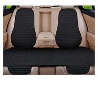 RXRJSU para A3 para A5 D2 X45 Funda Asiento Coche Delantero/Trasero Lino/Lino Almohadilla Protectora Cojín Negro/Rojo/Beige/Gris/café/marrón Funda Asiento Coche(Black Rear 1pcs)