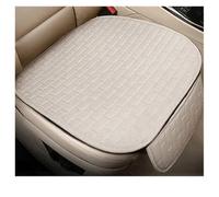RXRJSU para A3 para A5 D2 X45 Funda Asiento Coche Delantero/Trasero Lino/Lino Almohadilla Protectora Cojín Negro/Rojo/Beige/Gris/café/marrón Funda Asiento Coche(Beige Seat 1pcs)