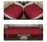 RXRJSU para A3 para A5 D2 X45 Funda Asiento Coche Delantero/Trasero Lino/Lino Almohadilla Protectora Cojín Negro/Rojo/Beige/Gris/café/marrón Funda Asiento Coche(Red 1set)