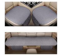 RXRJSU para A3 para A5 D2 X45 Funda Asiento Coche Delantero/Trasero Lino/Lino Almohadilla Protectora Cojín Negro/Rojo/Beige/Gris/café/marrón Funda Asiento Coche(Grey 1set)