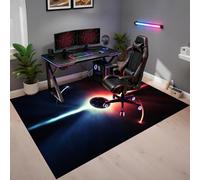 RxueSug 140 x 180 cm Protector Suelo Silla Ruedas Antideslizante Alfombra Silla Gaming Alfombra para Silla de Escritorio y Gaming, Tapete para Oficina, Alfombrilla Protectora para Suelos Duros