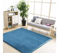 RxueSug Alfombra Bebe Acolchada para Juegos, Alfombra Gruesa de Terciopelo Coral, Alfombra de Terciopelo Coral, Alfombra para Gatear, Alfombra de Tatami, 3cm Gruesa Alfombras Bebe Gate