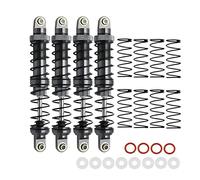 RXZIXYL Paquete de 4 amortiguadores delanteros y traseros RC de 70 mm, 80 mm, 90 mm, 100 mm, 110 mm, 120 mm, amortiguador de resorte montado ajustable, amortiguador de aceite axial SCX10 para coche de