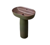 ry Fregadero de baño independiente con kit de drenaje y fau para uso en exteriores e interiores, Slish y al hogar