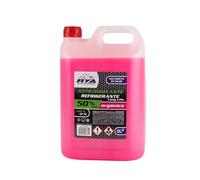 RYA - Anticongelante Coche G12 - Liquido Refrigerante Coche - Anticongelante G12 50% Orgánico +145º/ -37º - Líquido Refrigerante para Vehículos Fórmula Orgánica Long Life (Rosa 50%) - 5L