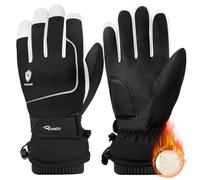Ryaco Guantes de esquí, Guantes de Nieve Resistentes al Viento, Impermeables Antideslizantes, Pantalla Táctil, Invierno, Trabajo, Ciclismo, Motocicleta, Snowboard, Exteriores, Hombres, Mujeres