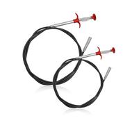 RYAN 2 Piezas Desatascador Tuberias Profesional Cable Desatascador Tuberias Desague Fregadero 0,9m/1,6m Sirga Desatascar Tuberias para Quitar el Pelo de los Desagües Cocina Baño