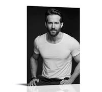 Ryan Reynolds - Pósteres artísticos antisalpicaduras, pinturas colgantes para sala de estar y dormitorio, adecuados para múltiples escenarios, sin necesidad de perforar, fácil de instalar, adecuado