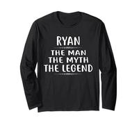 Ryan The Man The Myth The Legend - Camiseta con Nombre Manga Larga