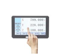 Ryanong Báscula lineal, LCD de 3 ejes, pantalla táctil completa, lectura digital, cubierta de metal, contador de visualización para torno de fresado para máquina