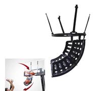 Ryanong Basketballtrainer - Accesorio portátil de retorno de baloncesto fácil de instalar, receptor de baloncesto colgante, retorno de pelota de rebote para un disparo eficiente