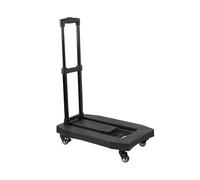 Ryanong Carretillas plegables de mano para el hogar, carrito de mano plegable, portátil, Express, plataforma de remolque pequeño, barra de tracción de transporte