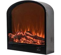 Ryanong Chimenea eléctrica montada en la pared, estufa eléctrica, estufa de leña, estufa eléctrica, chimenea eléctrica, efecto de combustión de leña, calentador de llama, 900 1800 W, portátil Wuzeenyi