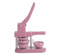 Ryanong Kit de prensa de punzón para insignias, máquina de insignias, máquina portátil para hacer botones, botón redondo, personalizado, suministros de herramientas para hacer punzonadoras