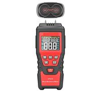 Ryanong Medidor de papel de madera 0-99.9% probador de humedad higrómetro de pared detector de humedad de madera pantalla LCD grande